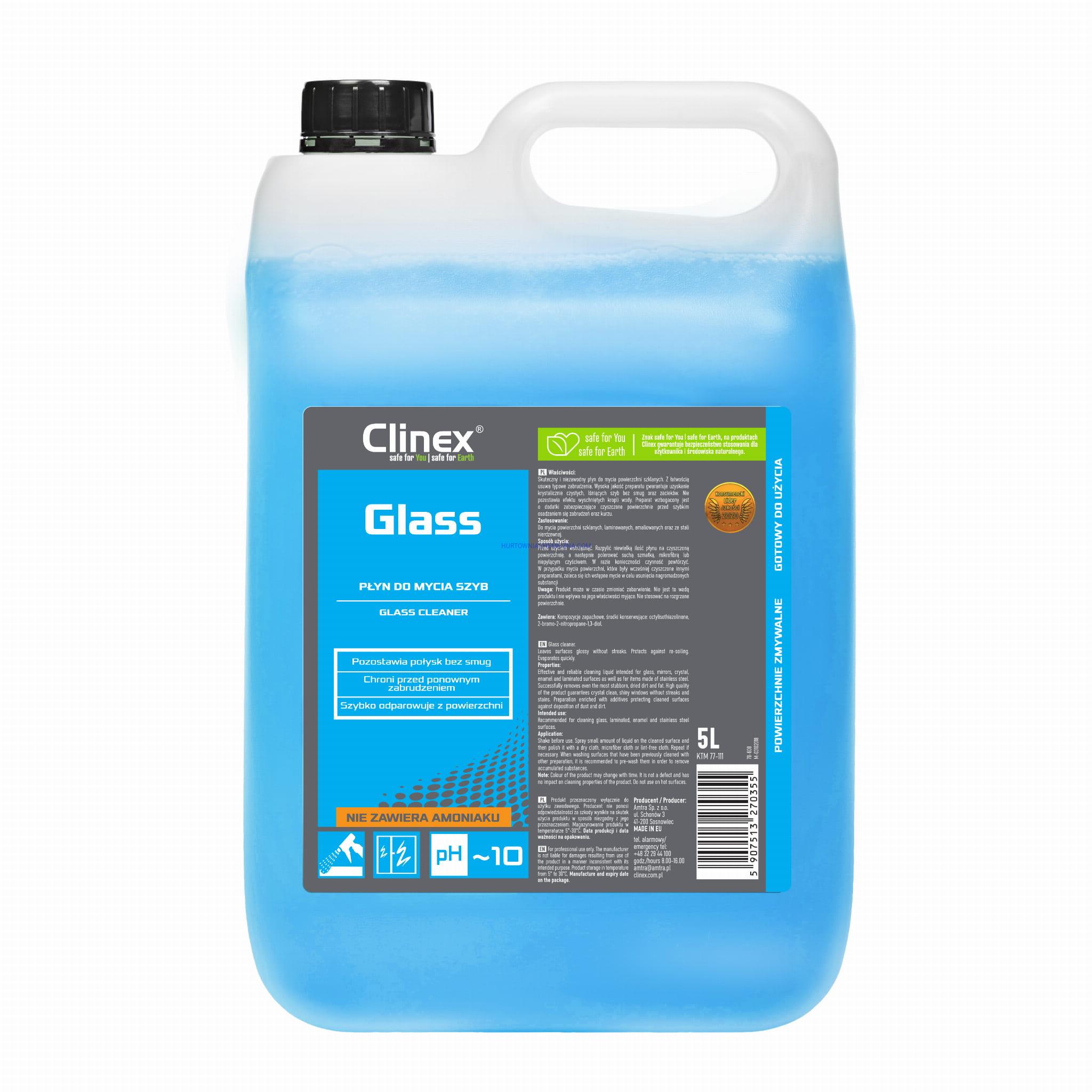 Płyn Clinex Glass 5l